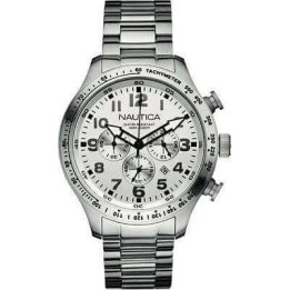 Watches Nautica Simple Chronograph White Watch A18593G