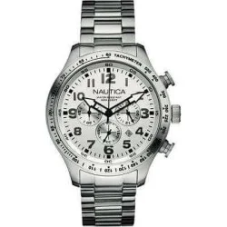Nautica Simple Chronograph White Watch