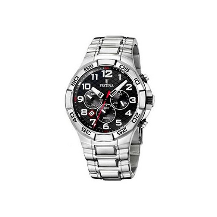 Watches Festina Chrono Numbers Black Watch F16299/9
