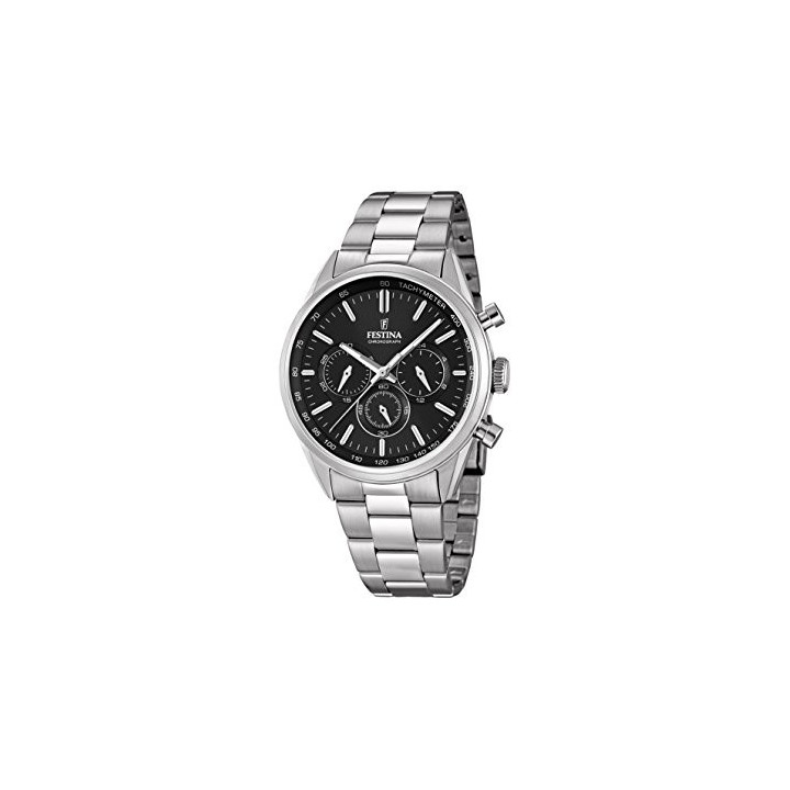 Watches Festina Timeless Chrono Black Watch F16820/4
