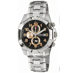 Festina Chrono Black and Copper Watch