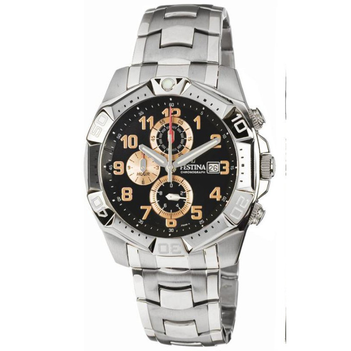 Watches Festina Chrono Black and Copper Watch F16286/A