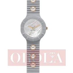 HipHop Grey with Metal Inserts and Pearls HWU0491