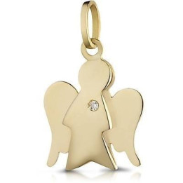 Necklaces Angels Pendant Yellow Gold nkt194