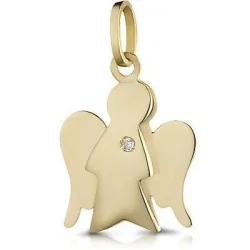 Angels Pendant Yellow Gold