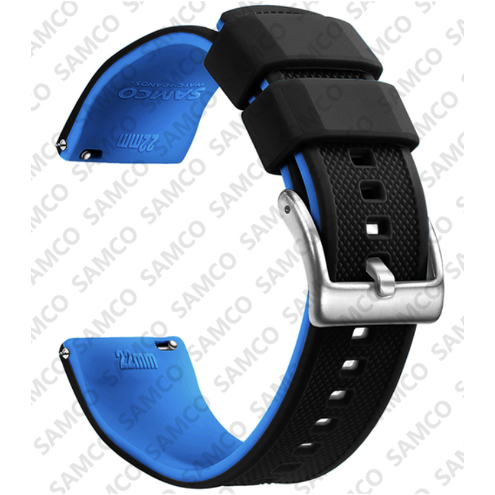 Ricambi Cinturino gomma siliconica Bicolore bicsil04