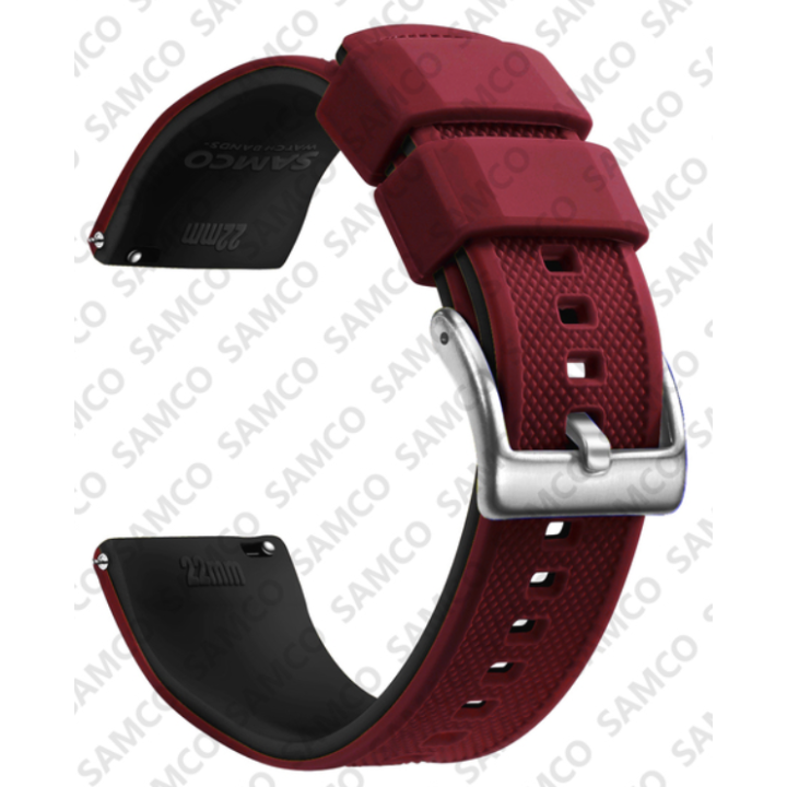 Ricambi Cinturino gomma siliconica Bicolore bicsil05