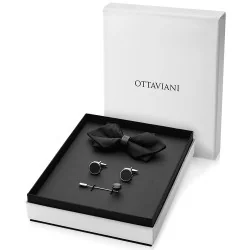 Cufflinks, Bow Tie and Pin Set