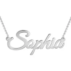 Name Necklace in Gold and Silver